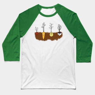 Emotional Veggies Baseball T-Shirt